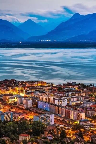 Montreux Riviera Landscape